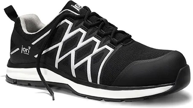 Elten Sicherheitshalbschuh JoSwift Black Low ESD S1P in Schwarz und Weiß, Größe 44 - Bild 1
