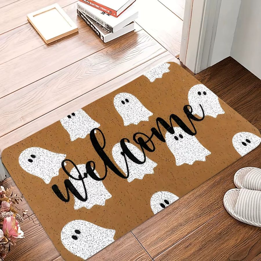 VIKamas Flanellteppich mit Halloween-Motiv als dekorativer Druckteppich für den Eingangsbereich und das Wohnzimmer - Bild 2