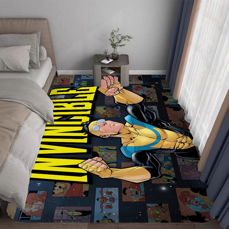 I-Invincible Rutschfeste Bodenmatte mit Kinder-Motiv in Mehrfarbig für Kinderzimmer, Schlafzimmer, Wohnzimmer oder Balkon - Bild 3