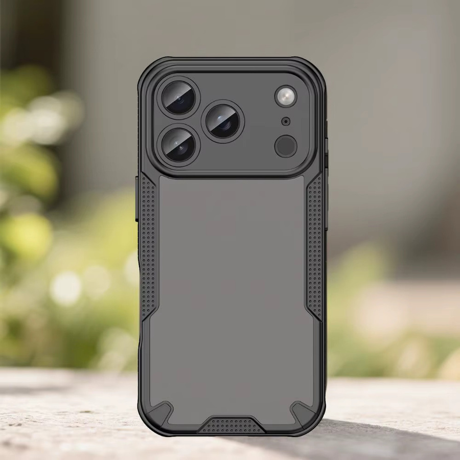 Panbon Ultra Matte Schutzhülle für iPhone 17 Pro Max, iPhone 17 Air, iPhone 16 Max und 16E in Schwarz und Lila - Bild 2