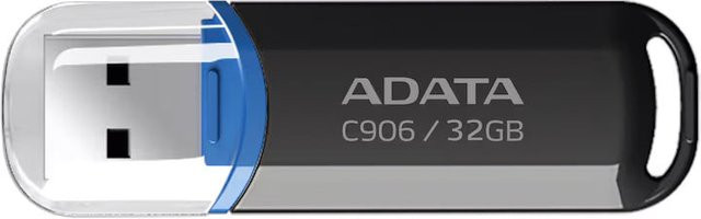 Adata C906 USB-A Flash Drive 32GB Schwarz - Bild 1