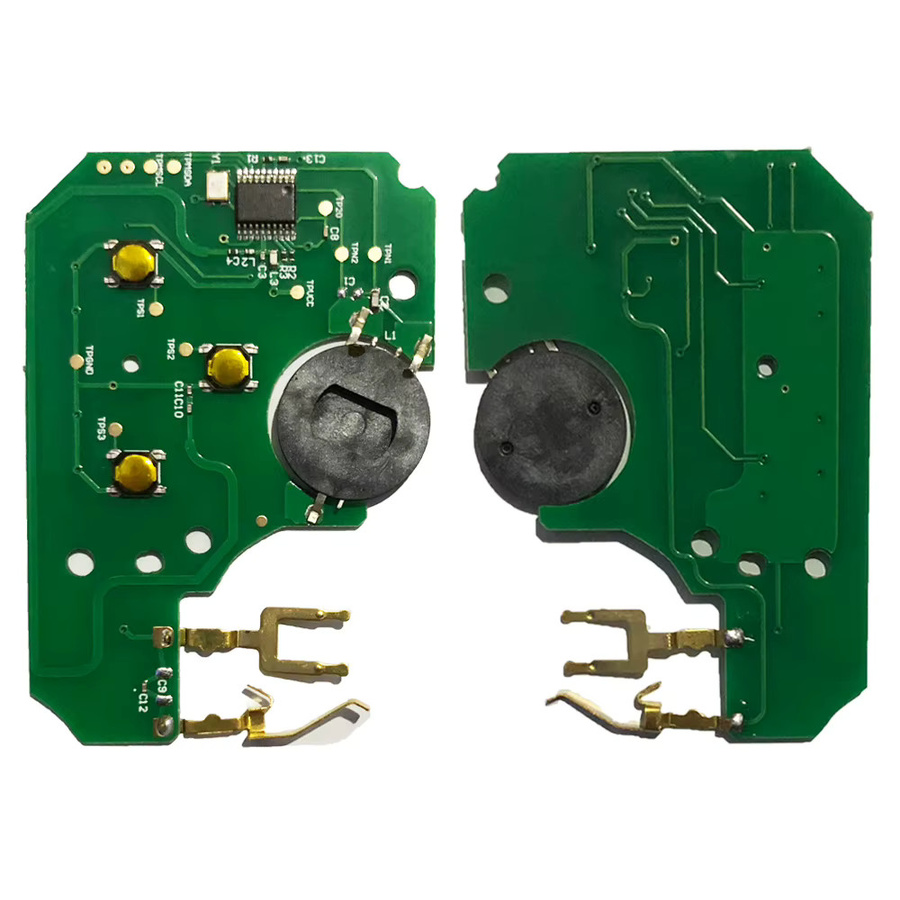 YIQIXIN 433 MHz Autoschlüssel Fernbedienung für Renault Megane 2 3 Scenic II Grand Clio Logan Smart Card Fob ID46 PCF7947 Chip Schwarz - Bild 5