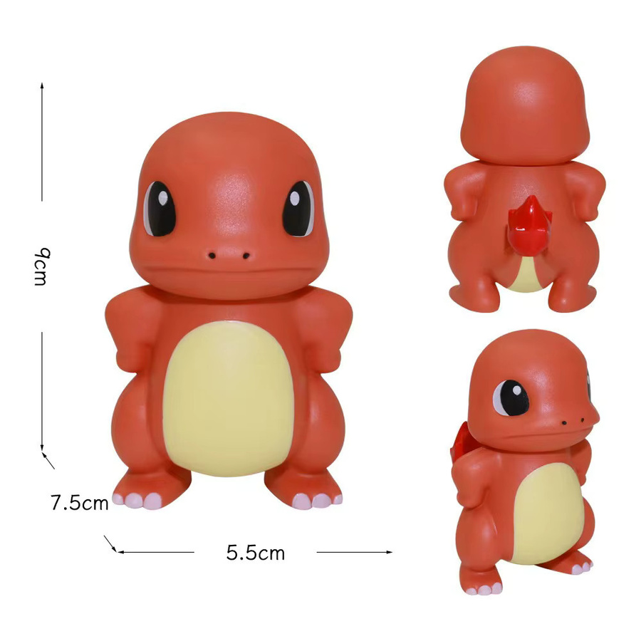 Bandai Pokémon Charmander Actionfigur, Harz-Statue, 9cm - Bild 2