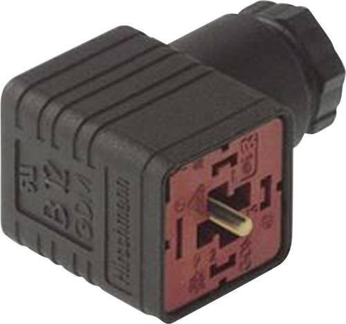 Hirschmann Rechteck-Steckverbinder GDM 2011 Serie Schwarz 2 Pole + PE 932 106-100-1 - Bild 1