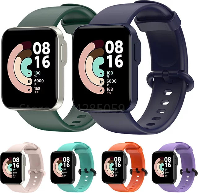 Uhrenarmband Silikon, Schwarz, Unisex - Bild 1