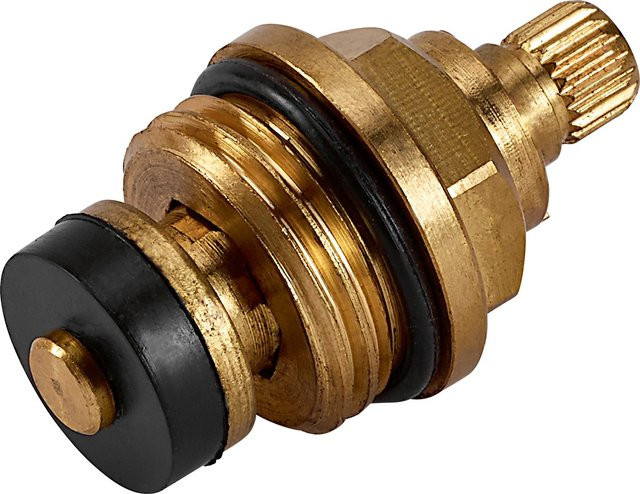 baliv Fettkammer-Oberteil aus Messing für Kaltwasserventil KV-5100, Breite: 24 mm, Tiefe: 24 mm - Bild 1