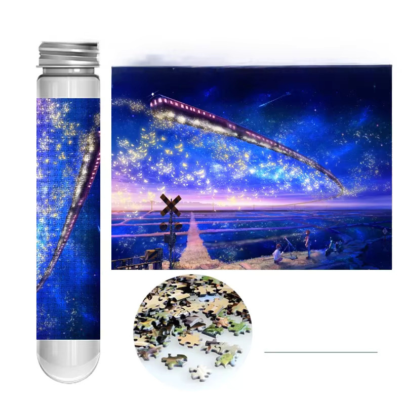 MaxRenard Mini Reagenzglas Puzzle, Tiere, Weltraum, Bunt / Mehrfarbig - Bild 6