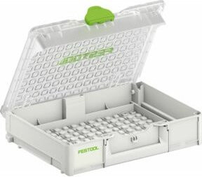 Festool Systainer³ Organizer SYS3 ORG M 89 Transportkiste, transparent und grau, stapelbar - Bild 1