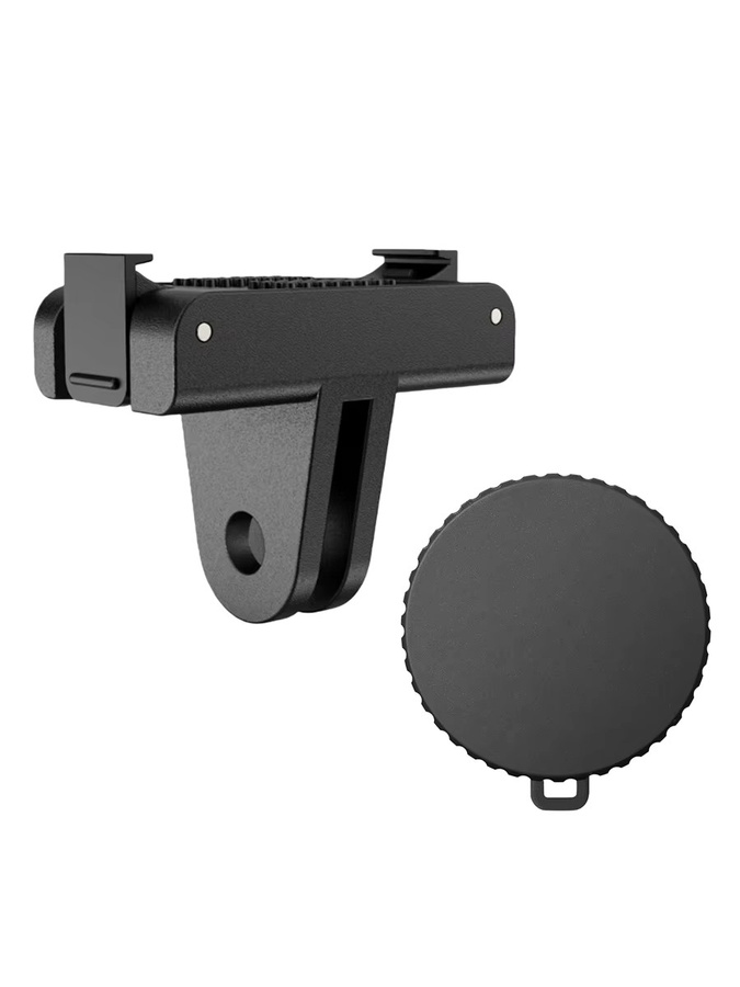 Magnetische Adapterhalterung für DJI OSMO Action 6 und NANO in Schwarz mit Anti-Rutsch-Pad für werkzeuglose Installation - Bild 2