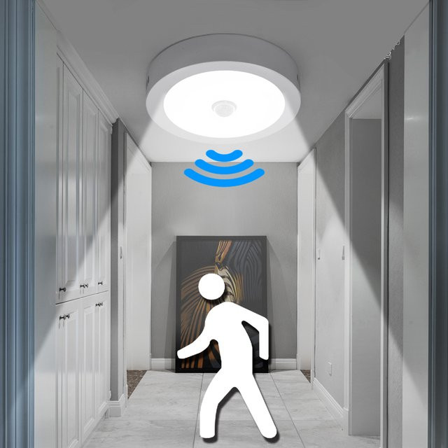 Gyarfas LED Nachtlicht mit Bewegungssensor in Weiß für Treppen, Flur und Balkon - Bild 1