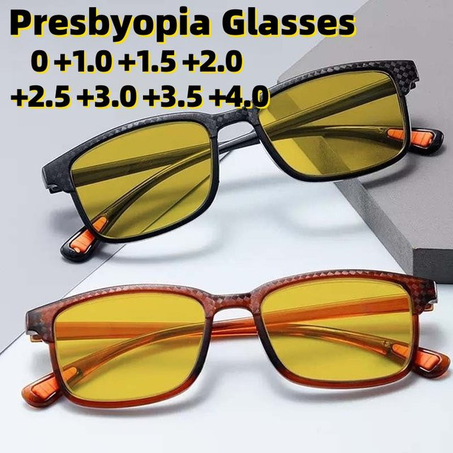 ERIKOLE Lesebrille, quadratisch, Vollrand, Kunststoff, schwarz - Bild 1