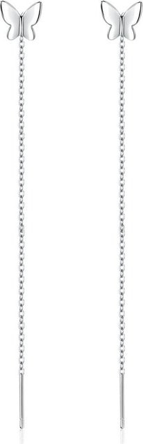 Lucky Star Jewelry Schmetterlings-Ohrringe, Lange Ohrringe, Damen - Bild 1