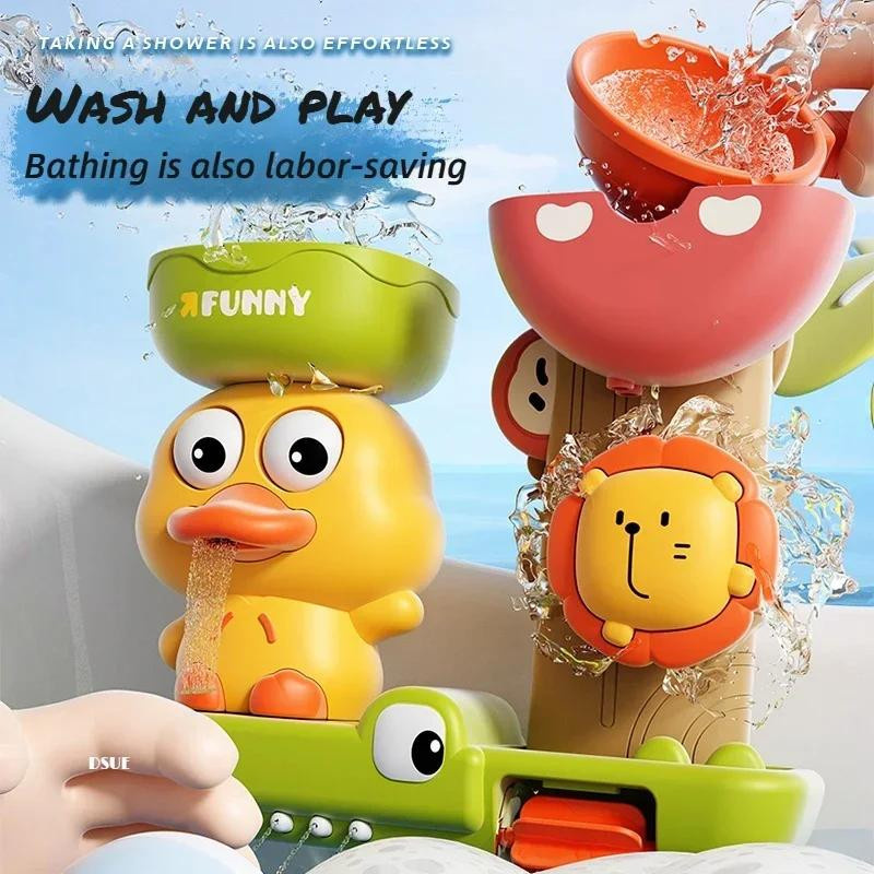 Yiran bag Baby Badespielzeug Löwe Wasserrad mit Saugnapf 0-3 Jahre - Bild 2