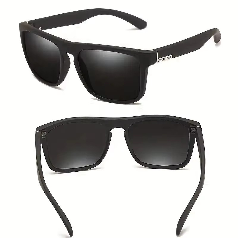 ZXWLYXGX Sonnenbrille Square, Kunststoff, Vollrand, Schwarz, Unisex, polarisiert - Bild 3
