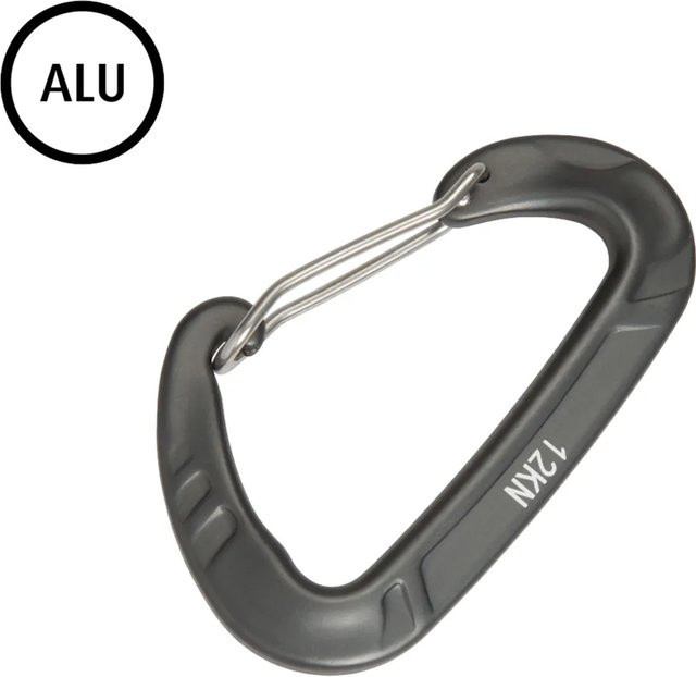 Conacord Alu-Schnapp-Karabiner aus Aluminium in Grau - Bild 1