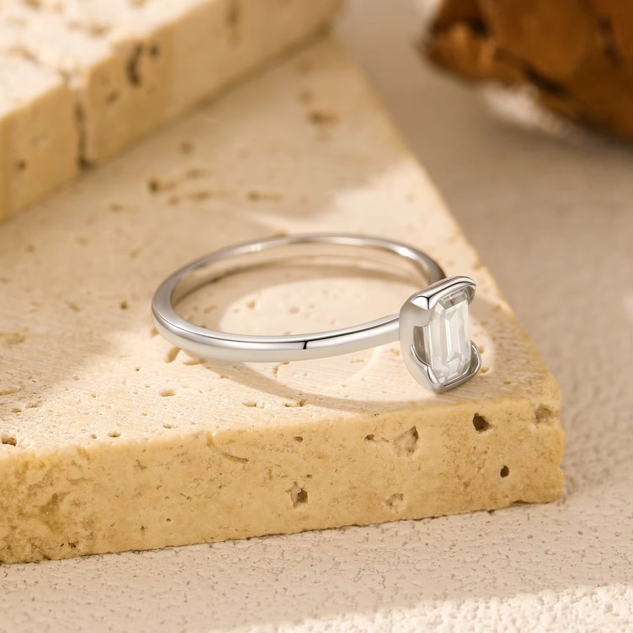 MODIAN Ring, 925 Silber, Moissanit, Damen - Bild 3
