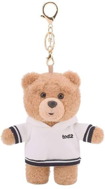 Linyi toy Ted2 Plüsch Schlüsselanhänger Kawaii Teddybär, beige - Bild 1