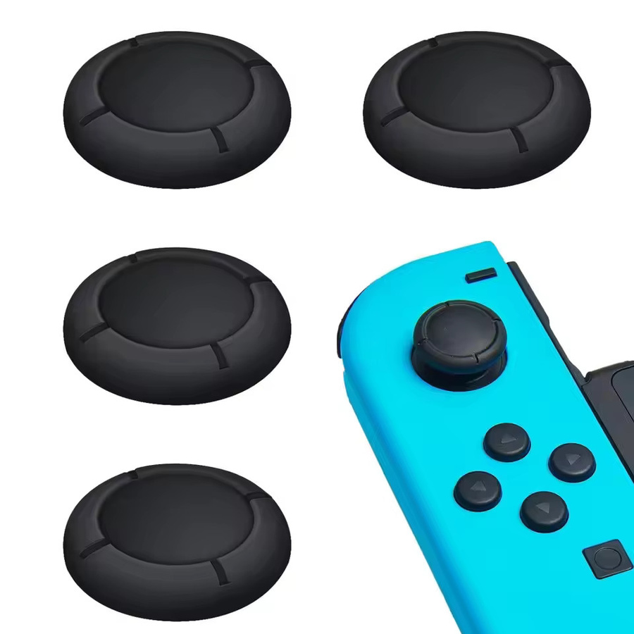 Ersatzkappen für Nintendo Switch, Switch OLED und Switch Lite Controller Joystick 3D Analog Thumbstick Griff Reparaturteile in Schwarz - Bild 7