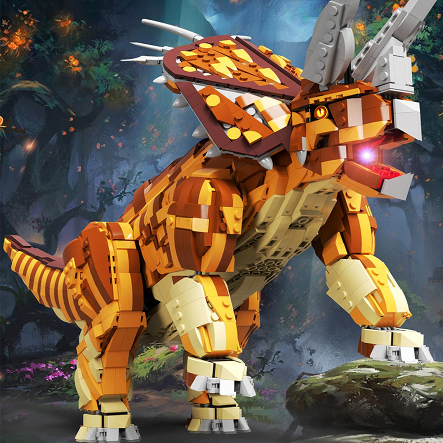 YCOLE Dinosaurier Triceratops Bausteine Puzzlebausteine 2116 Teile - Bild 2