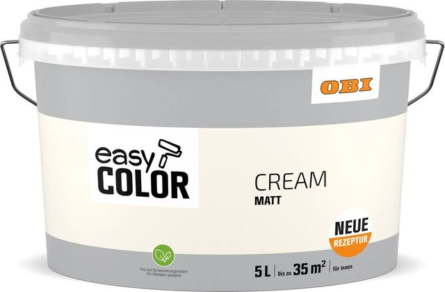 OBI Easy Color 5 Wasserbasierte Farbe in Beige, Konservierungsmittelfrei - Bild 1