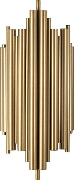Opviq Wandleuchte Reis in Gold aus Metall mit E14 Fassung, B/H/T: 22 x 50 x 22 cm - Bild 1
