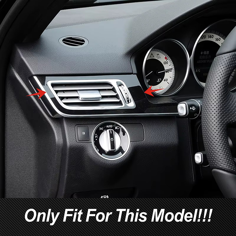CNORICARC Carbon Faser Aufkleber für Mercedes Benz E Klasse W212 2014 2015 in Schwarz für die Mittelkonsole Innenraum Zubehör - Bild 2