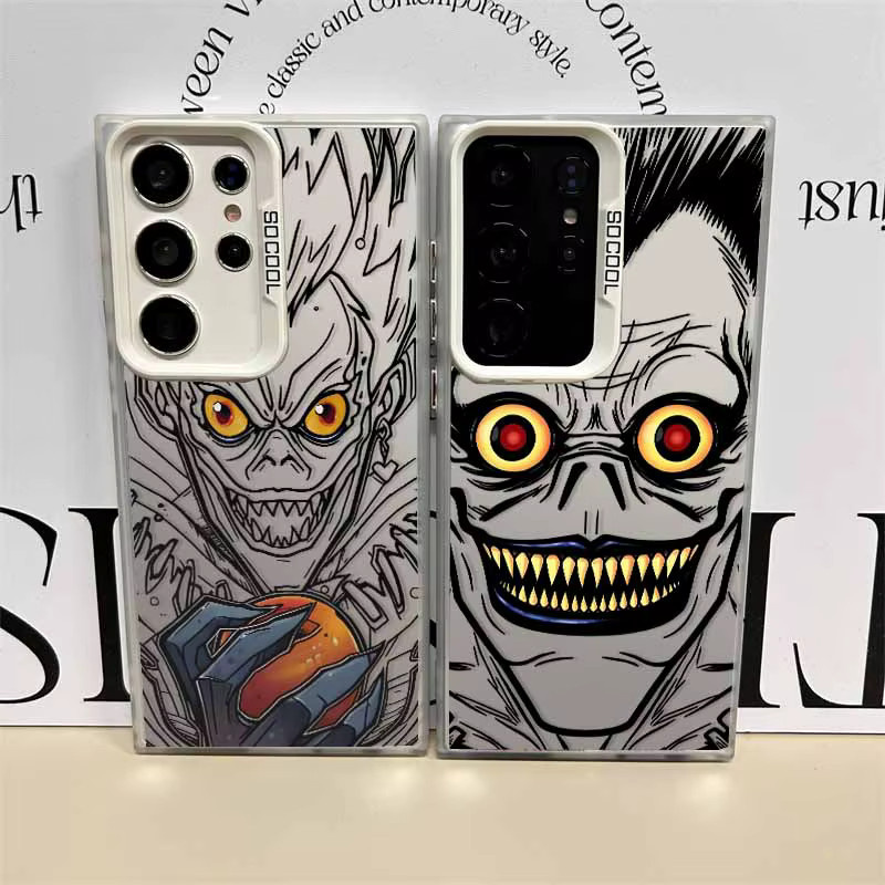 Death Note Silikon-Handyhülle für Samsung Galaxy S26 S25 Edge S24 S23 S22 S21 S20 FE Ultra Plus, Mehrfarbig - Bild 1