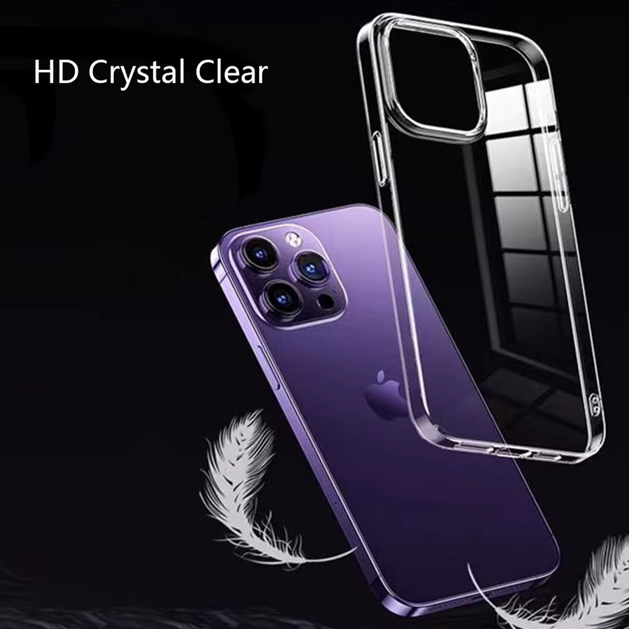 Transparente Acryl-Handyhülle für Apple iPhone 17 16 15 14 13 12 11 Pro Max Plus XS X XR 7 8 HD Klare Harte Rückabdeckung - Bild 4
