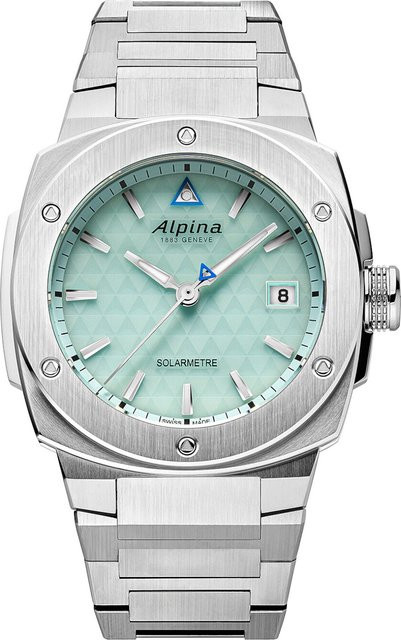 Alpina Herrenuhr, Solar, Edelstahl, 38 mm, 10 ATM, Saphirglas - Bild 1