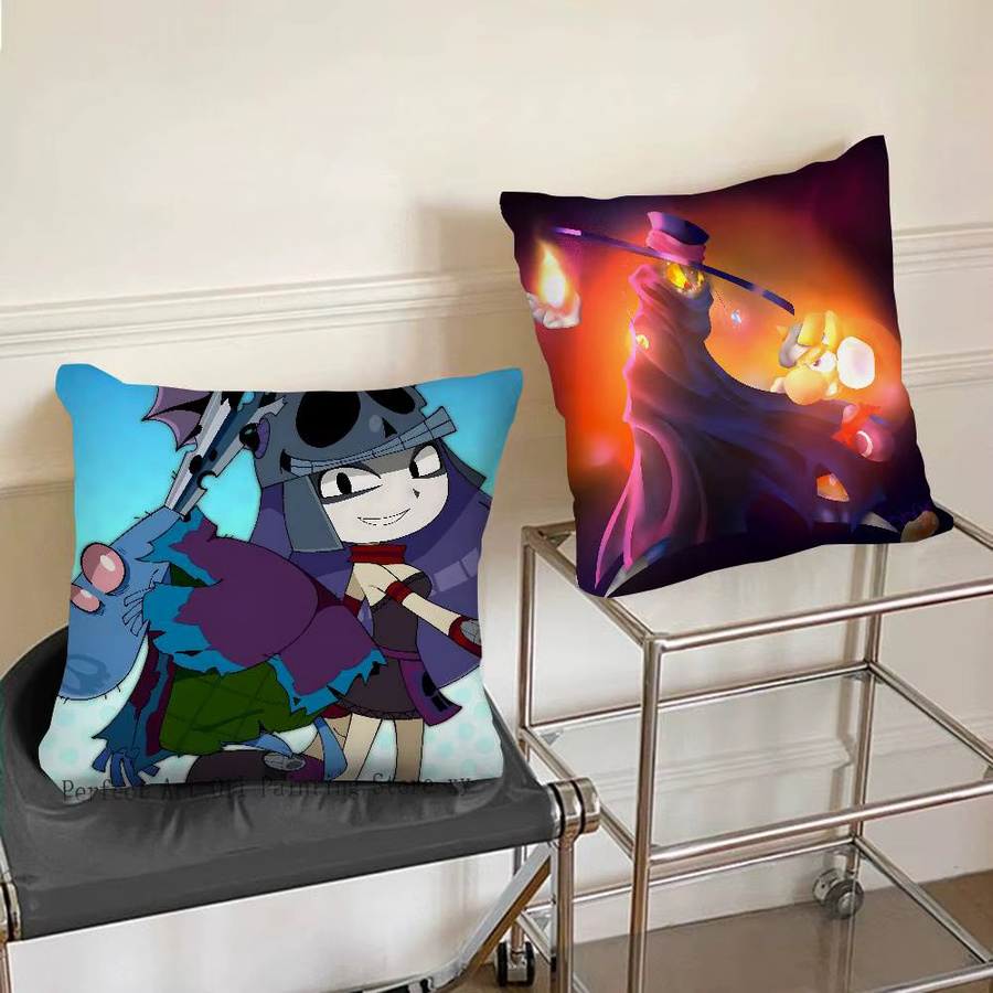 Kayou Rayman Legends Anime Kissenbezug quadratisch, Mehrfarbig, Breite: 40 cm, Höhe: 40 cm - Bild 3
