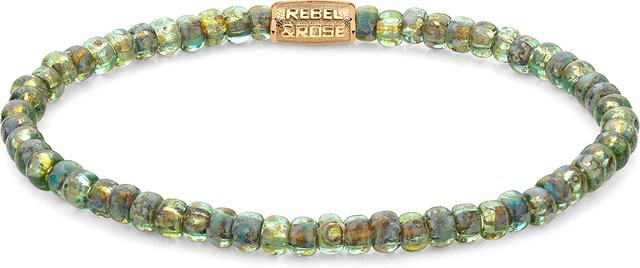 Rebel & Rose Armband, Edelstahl, Glas, Bunt, Damen - Bild 1