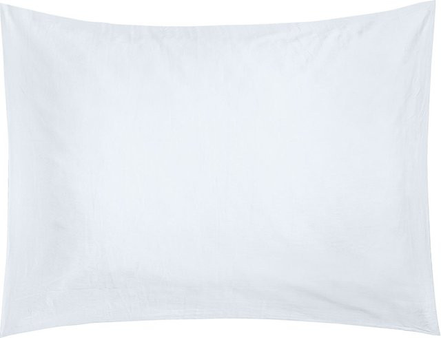 ERWIN M. Kissenbezug Scalea aus Mako-Satin in Weiß, B/H: 50 x 70 cm - Bild 1