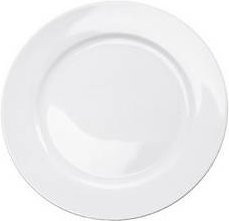 Esmeyer Dessertteller Heike aus Porzellan, weiß, 6er-Set, Durchmesser: 19 cm - Bild 1