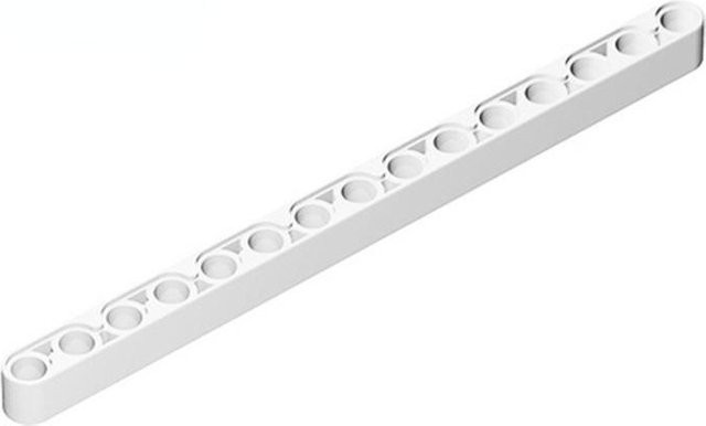 32278 High-Tech 1x15 Löcher Hubarm, Bausteine Teile, 30-teiliges Set, weiß - Bild 1
