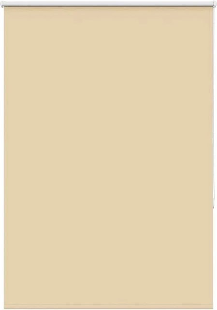 vidaXL Verdunkelungsrollo Beige aus Polyester B: 115 cm, H: 150 cm - Bild 1