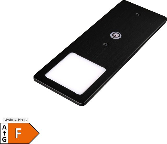 kalb TooFlat LED Unterbauleuchte Schwarz, 5W, dimmbar mit Touchfunktion, Neutralweiß, 1er Set - Bild 3