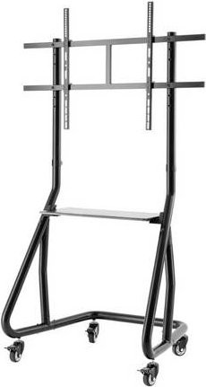 Hama TV-Rollwagen Trolley für bis zu 254 cm Diagonale höhenverstellbar Schwarz - Bild 1