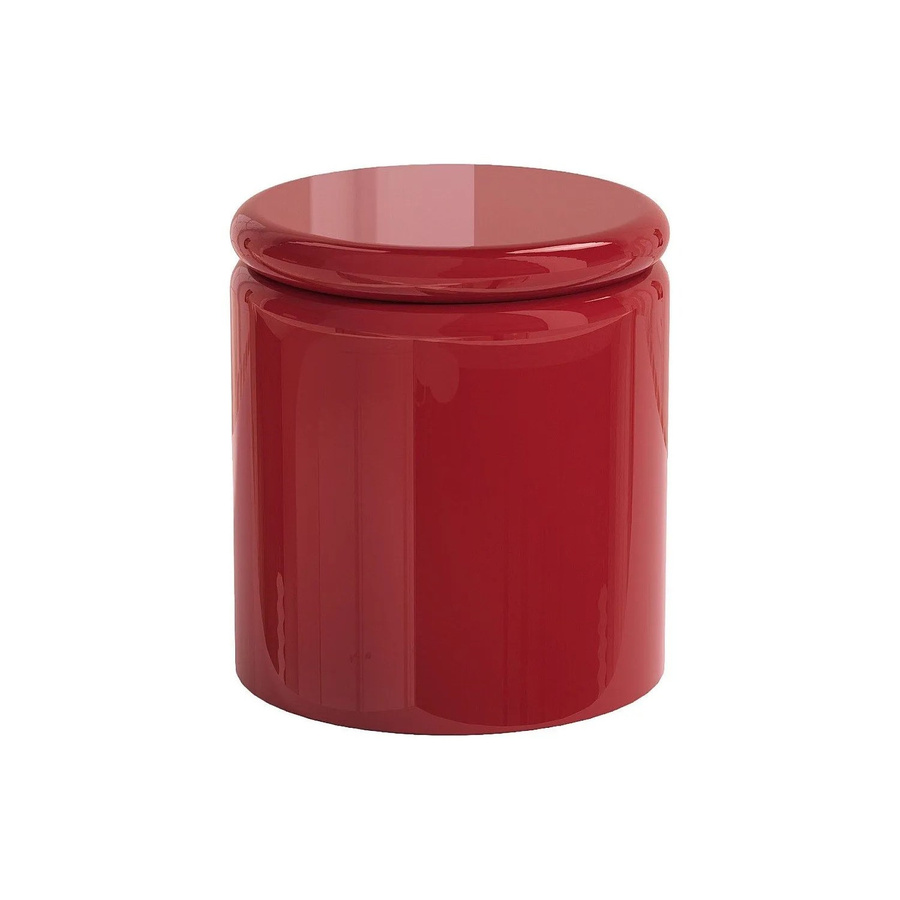 Beistelltisch Amofa Vente-unique in Rot, quadratisch, lackiert, B/T/H: 40 x 40 x 42,5 cm - Bild 2