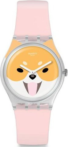 Swatch Armbanduhr Quarzwerk, Kunststoffgehäuse, 34 mm, Silikonarmband, Unisex - Bild 1