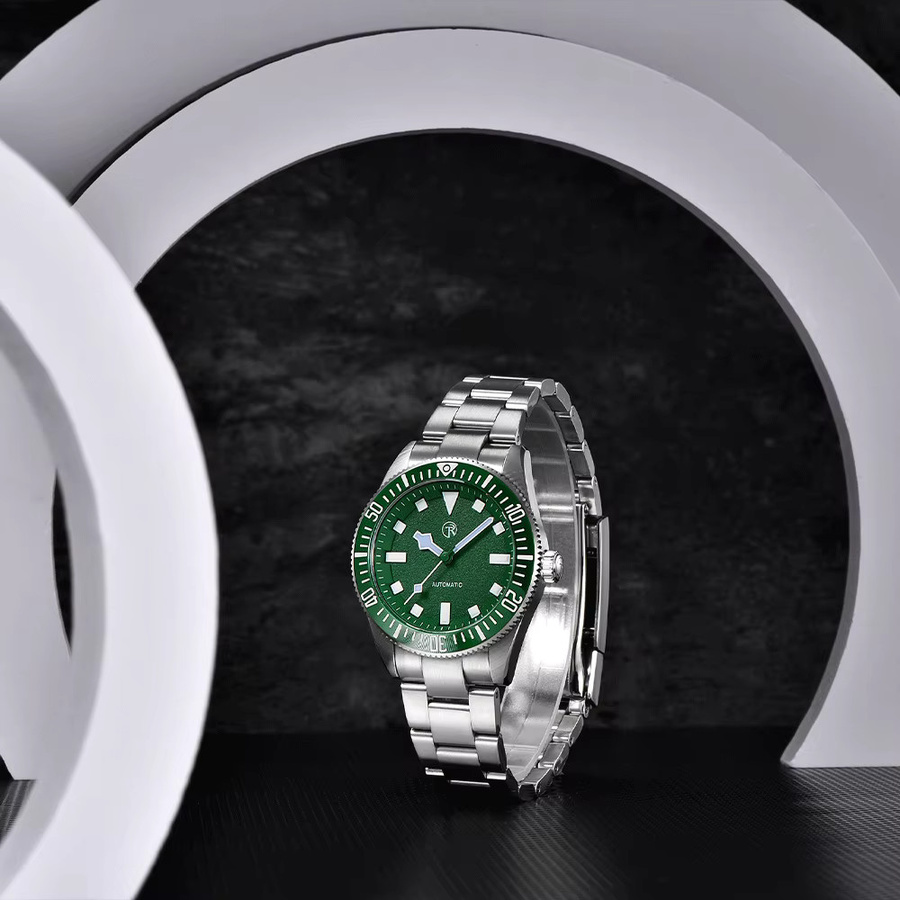 RollsTimi Armbanduhr Automatik, Edelstahl, Blau, Herren - Bild 3