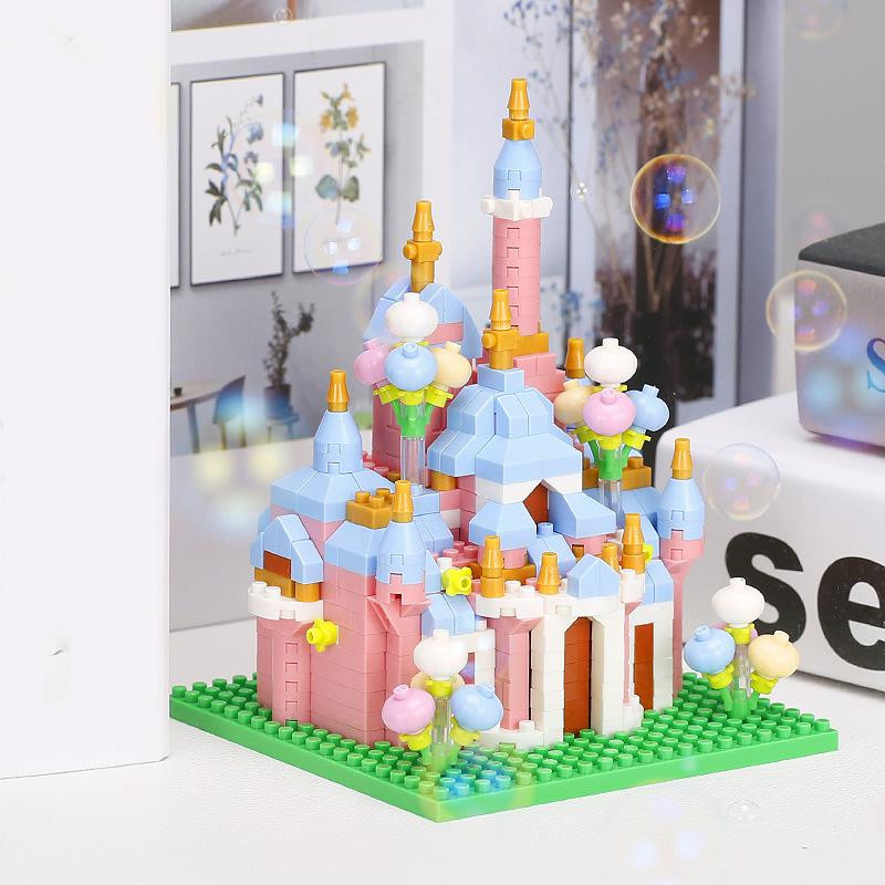 Linyi toy Burg Fee Bausteine Set bunt - Bild 2