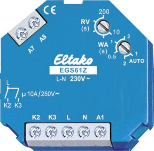 Eltako Stromstoß-Schalter Unterputz EGS61Z-230V mit 2 Schließern, 230 V, 16 A, Blau - Bild 1