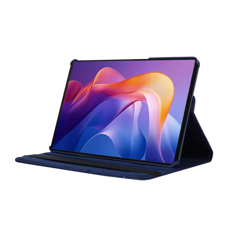 Xiaomi Redmi Pad 2 11 Zoll Schutzhülle aus PU Leder mit 360 Grad Rotation und Standfunktion in Pink oder Blau - Bild 2