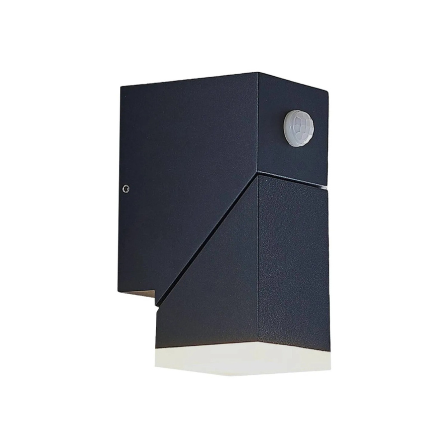 Lindby LED Außenwandleuchte Sally in Schwarz aus Aluminium mit Bewegungsmelder und IP54 Schutz - Bild 2