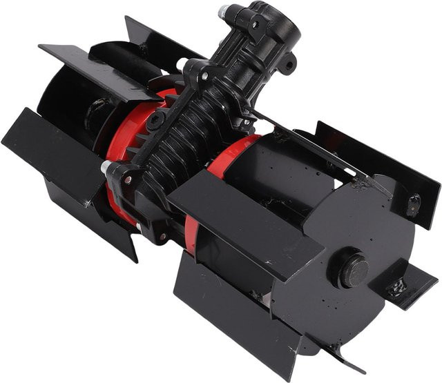 Aimo Igelrad aus Aluminium und Eisen in Schwarz mit 7 Zähnen zum Auflockern des Bodens und Ziehen von Gräben, Durchmesser: 10 cm - Bild 1