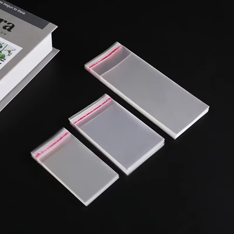 100 Stück transparente selbstklebende Plastiktüten aus Kunststoff zum Verschließen von Beuteln für Schmuck, Süßigkeiten oder Stifte - Bild 4