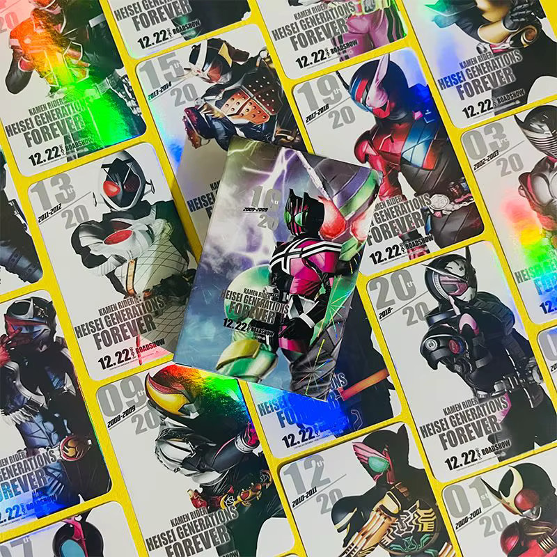 Bandai Kamen Rider LOMO-Karten, Sammelkarten, 50-teiliges Set - Bild 4