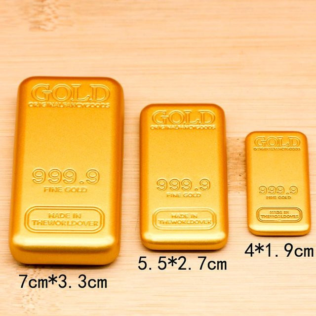 Pickerr Simulationsbar-Ornament aus Metall in Gold, abstraktes Tischdekor für dein Zuhause - Bild 1