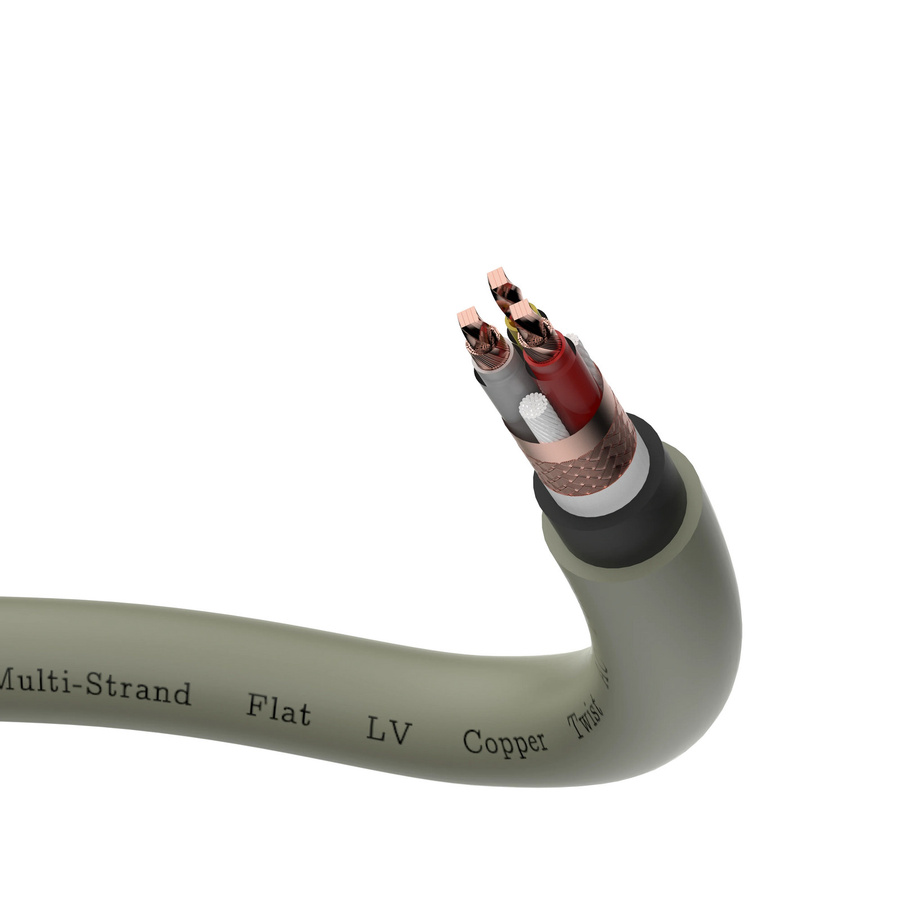 Viborg VP1707 HIFI DIY Audio Flachstromkabel aus hochreinem Kupfer LV Twist Wire für Verstärker und CD-Player - Bild 3