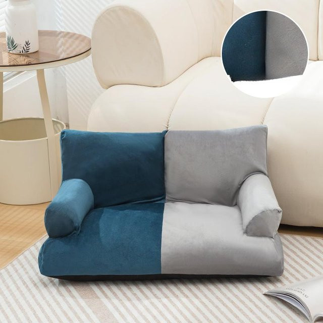 Haustier-Sofa von Household supplies MH als bequemes Hundehütte und Katzenhaus mit hoher Rückenlehne, Textil mit Samt-Finish, B/T/H: 60 x 36 x 60 cm - Bild 1